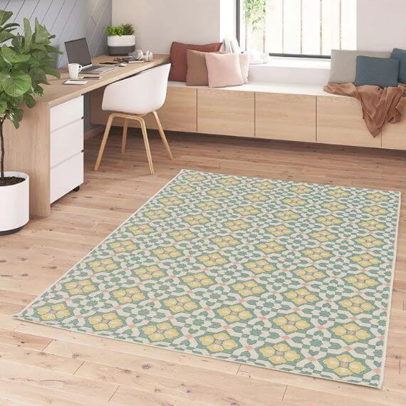 Tapis design plat extérieur et intérieur Nora